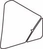 Autocolant protetie aripa spate stanga transparent, 3M PPF 4.0 folie, ajustare automata potrivit TOYOTA COROLLA SDN E15 2006-2013 [1]