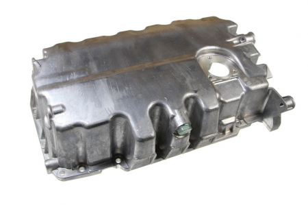 Baie ulei aluminiu, cu locas senzor potrivit AUDI A3; SEAT ALTEA, ALTEA XL, LEON, TOLEDO III; SKODA FABIA II, OCTAVIA II, RAPID, ROOMSTER, SUPERB II; VW CADDY III 1.6-2.0D dupa 2003 [1]