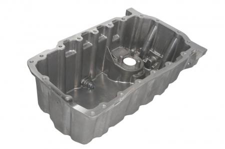 Baie de ulei - Baie ulei aluminiu, cu locas senzor potrivit VW MULTIVAN V, MULTIVAN VI, TRANSPORTER V, TRANSPORTER VI, TRANSPORTER VI / CARAVELLE VI 2.0CNG/2.0D dupa 2009