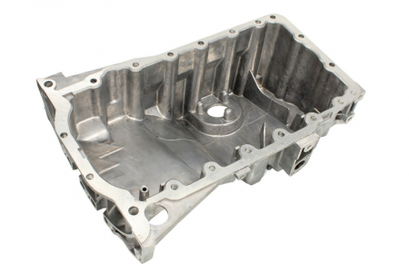 Baie ulei aluminiu, partea inferioara, cu locas senzor potrivit AUDI A4 B7, A6 C6; SEAT EXEO ST 2.0 2004-2013 [0]