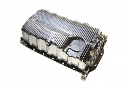 Baie ulei aluminiu potrivit AUDI A3, A4 B6; SEAT ALTEA, IBIZA IV, IBIZA IV SC, LEON, TOLEDO III; SKODA OCTAVIA II; VW GOLF PLUS V, GOLF V, JETTA III, PASSAT B5.5, PASSAT B6 1.6-3.6 dupa 2001 [1]