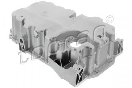 Baie de ulei - Baie ulei potrivit AUDI A3; SEAT ALTEA, ALTEA XL, LEON, TOLEDO III; SKODA OCTAVIA II; VW EOS, GOLF PLUS V, GOLF V, JETTA III, PASSAT B6, TOURAN 2.0 2003-2010 - (cu locas senzor, aluminiu)