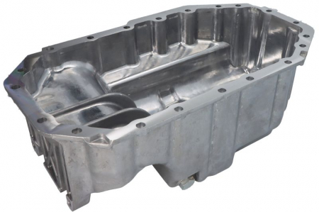 Baie de ulei - Baie ulei potrivit SEAT LEON, TOLEDO II; SKODA OCTAVIA I; VW BORA, BORA I, GOLF IV 1.4/1.6 1997-2010 - (cu locas senzor, aluminiu)