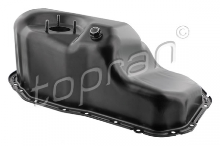 Baie de ulei - Baie ulei potrivit AUDI A1, A3; SEAT ALTEA, ALTEA XL, IBIZA IV, IBIZA IV SC, IBIZA IV ST, LEON, TOLEDO IV; SKODA FABIA II, OCTAVIA II, RAPID, ROOMSTER 1.2 dupa 2008 - (cu locas senzor, otel)