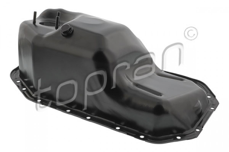 Baie de ulei - Baie ulei potrivit SEAT ALTEA, ALTEA XL, CORDOBA, IBIZA III, IBIZA IV, IBIZA IV SC, IBIZA IV ST, LEON; SKODA FABIA I, FABIA II, OCTAVIA II, ROOMSTER 1.4/1.4LPG dupa 2004 - (cu locas senzor, otel)