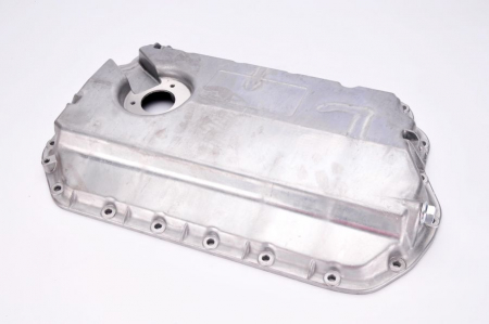 Baie de ulei - Baie ulei din aluminiu, cu orificiu pentru senzor potrivit AUDI A6 A4 1997-2005