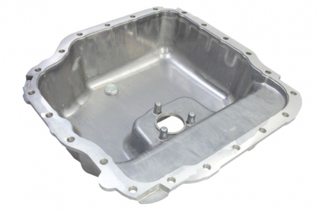Baie de ulei - Baie ulei potrivit VW TOUAREG 4.2 2002-2006 - (parte inferioara, cu orificiu pentru senzor, aluminiu)