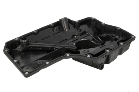 Baie de ulei - Baie ulei (partea inferioara, cu locas pentru senzor, plastic) potrivit AUDI A4 ALLROAD B9, A4 B9, A5, A6 C8, A7, Q7; VW TOUAREG 2.0-3.0 dupa 2015