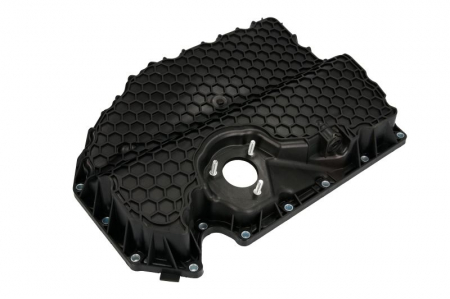 Baie ulei partea inferioara, cu locas senzor plastic / plastic potrivit AUDI A3; SEAT LEON; VW Golf 7 VII, TOURAN 1.8/2.0 dupa 2012 [1]