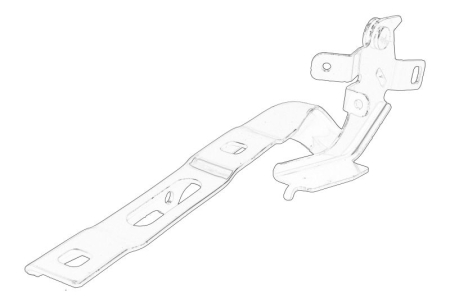 Balamale - Balama capota motor Dreapta potrivit CITROEN JUMPY III, SPACETOURER; OPEL VIVARO C, ZAFIRA LIFE; PEUGEOT EXPERT, TRAVELLER; TOYOTA PRO ACE II MDZ, PRO ACE VERSO MPY dupa 2016