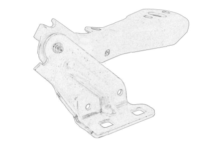Balamale - Balama capota motor Dreapta potrivit OPEL MOVANO B; RENAULT MASTER III 2010-2019