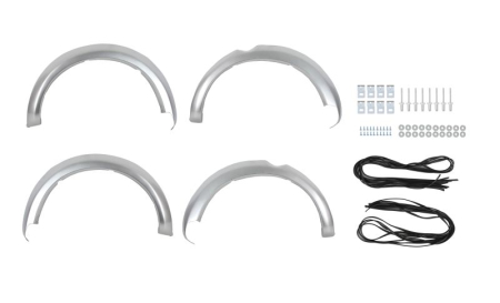 Grile - Bandou aripa Fata/Spate Dreapta/Stanga potrivit MITSUBISHI L 200 / TRITON 2005-2015 (gri, 1set = 4buc.)