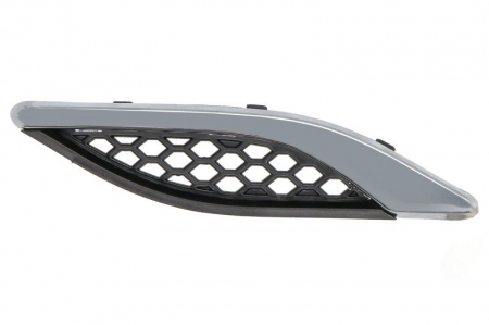 Bandou aripa stanga (negru/crom) potrivit MASERATI GHIBLI M157 08.13-