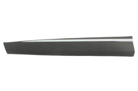 Ornamente - Bandou usa fata Stanga (partea inferioara, negru, cu dunga cromata) potrivit NISSAN ROGUE III, X-TRAIL IV T33 dupa 2020