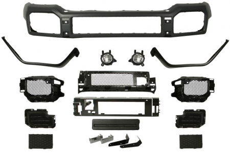 Bara - Bara (Fata, AMG; Garnitura decorativa aripa fata 2 buc., cu grilaje, cu orificii senzori parcare, grunduit) potrivit MERCEDES G (W461), G (W463) 01.02-05.18