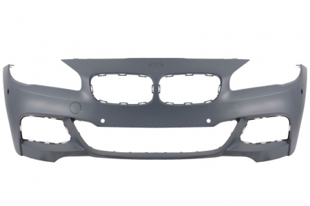 Bara (fata, asistenta parcare; cu strat de baza, M-PAKIET, cu orificii senzori parcare, gri) potrivit BMW 2 Active Tourer F45, F46 09.14-01.18