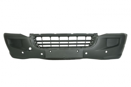 Bara - Bara fata potrivit VW CRAFTER 30-35, CRAFTER 30-50 2006-2011 - cu grilaj, cu locas senzori parcare, gri inchis