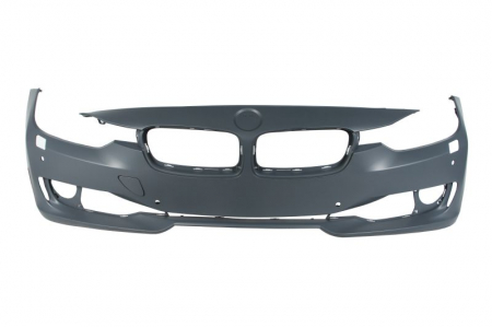 Bara (Fata, cu orificii pentru lampa ceata, cu gauri pentru spalator de faruri, numar de gauri pentru senzorii de parcare: 6, cu gaura pentur camera, grunduit, TÜV) potrivit BMW 3 (F30 10.