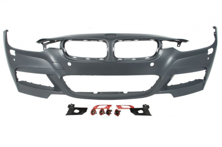 Bara fata dreapta pachet M, cu locas proiectoare, cu locas senzori, cu locas senzori parcare, grunduita BMW Seria 3 intre 2011-2015