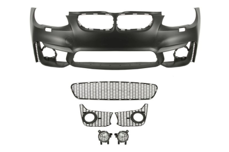 Bara - Bara (Fata, grund, M-PAKIET, cu grilaje, cu orificii proiector ceata, cu orificii spalator far, grund) potrivit BMW 3 E92, E93 2010-2013