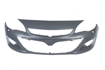 Bara - Bara fata potrivit OPEL ASTRA J 2011-2015 - locas proiector, cu gauri spalator faruri, numar de gauri senzori parcare: 4, grunduita, TÜV
