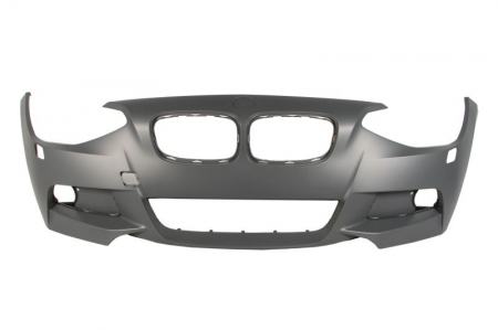 Bara - Bara fata potrivit BMW 1 F20, 1 F21 2010-2015 - M-PAKIET, cu gauri pentru lampa de ceata, cu gauri pentru spalator de faruri, grund