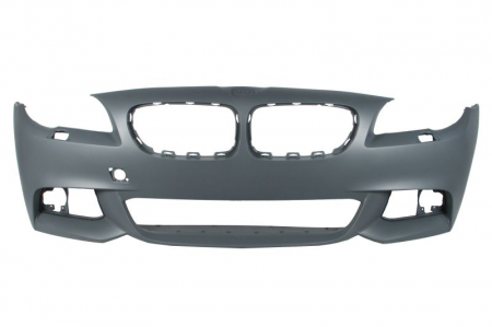 Bara - Bara fata potrivit BMW 5 F10, 5 F11 2009-2013 - M-PAKIET, cu gauri pentru lampa de ceata, cu gauri pentru spalator de faruri, grund