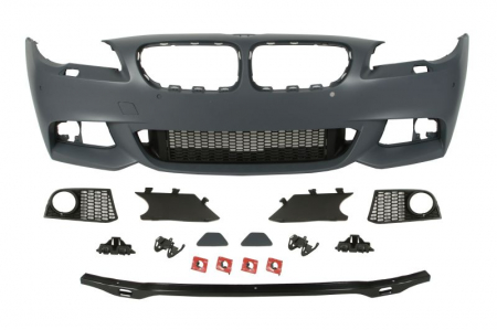 Piese Auto - Bara (Fata, M-PAKIET, cu grilaje, cu orificii lampa ceata, spalator faruri, senzori parcare, grunduit) potrivit BMW 5 (F10) 12.09-02.13
