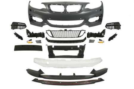 Bara - Bara (Fata, M PERFORMANCE, complet, cu orificii spalator faruri, senzori parcare, grunduit) potrivit BMW 2 (F22, F87), 2 (F23) 10.13-06.16
