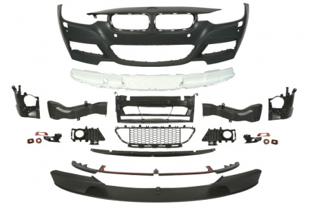 Bara fata model pachet M complet, cu locas proiector cu locas spalator de faruri, cu locas senzori parcare, grunduit potrivit BMW Seria 3 F30 2011-2019