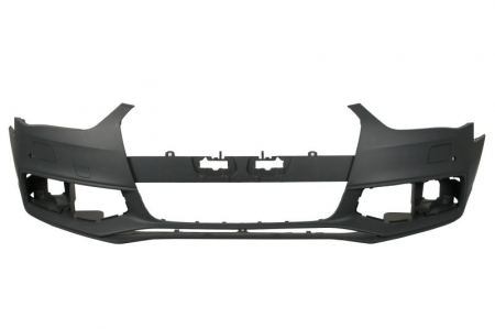 Bara (Fata, S, cu orificii pentru lampa ceata, cu gauri pentru spalator de faruri, cu gauri pentru senzorii de parcare, grunduit) potrivit AUDI A4 ALLROAD B8, A4 B8 02.12-12.15