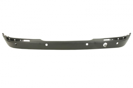 Bara - Bara potrivit VW TIGUAN I 2007-2011 - inferior/spate, cu orificii senzori parcare, negru, cu un decupaj pentru teava de evacuare: stanga