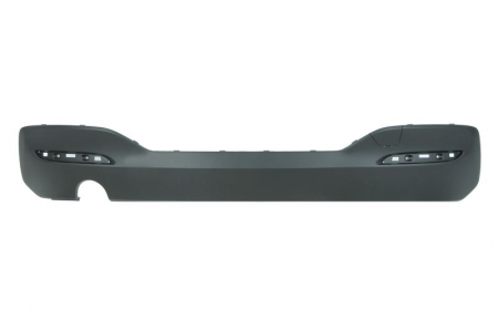 Bara - Bara potrivit BMW 1 F20, F21 2015-2019 - inferior/spate, M-TECHNIC, negru, cu un decupaj pentru teava de evacuare: stanga: 1
