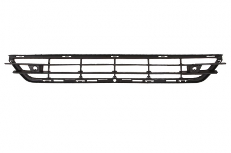 Bara - Bara protectie fata (cu orificii senzori parcare, plastic, negru) potrivit VOLVO S60 II 10.13-02.19