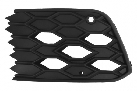 Bara - Bara potrivit VW GOLF VIII dupa 2019 - protectie fata (mijloc, plastic, negru, GTI)