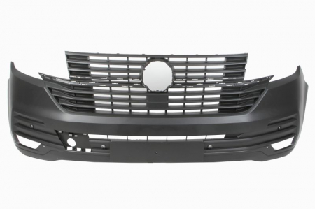 Bara - Bara potrivit VW TRANSPORTER T6 dupa 2019 - protectie (fata, numar orificii senzori parcare: 4, negru, certificat TUV)