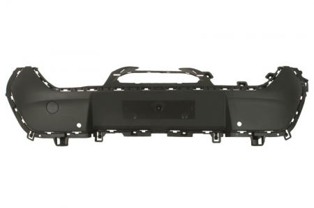 Bara - Bara protectie (inferior/spate, numar orificii senzori parcare: 2, negru, certificat CZ) potrivit PEUGEOT 208 01.19-
