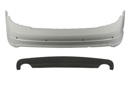 Bara - Bara Spate, AMG, cu gauri pentru senzorii de parcare, grund potrivit MERCEDES C T-MODEL S204, C W204 Sedan 01.07-03.11