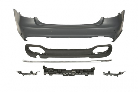 Bara - Bara spate potrivit MERCEDES Clasa E T-MODEL S212 SALON 2013-2016 - AMG, cu intaritura; cu suporti montaj, cu locas senzori parcare, cu locas ornament, grunduit