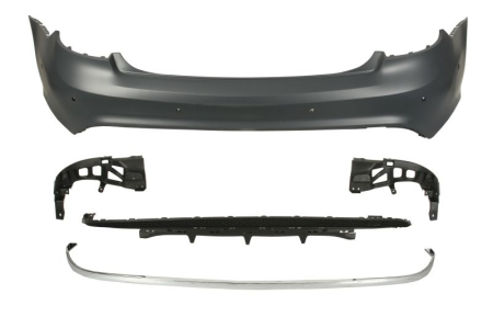 Bara - Bara Spate, AMG, cu valabilitate, cu gauri pentru senzorii de parcare, grund potrivit MERCEDES E A207, E C207 Coupe 05.13-03.17