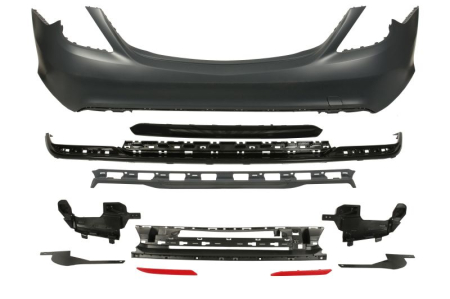Bara - Bara Spate, AMG STYLING, cu intarire; cu paranteze de montaj; cu valabilitate, grund potrivit MERCEDES S W222, V222, X222 05.13-04.17