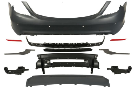Bara Spate, AMG STYLING, cu valabilitate, cu gauri pentru senzorii de parcare, grund potrivit MERCEDES S W222, V222, X222 05.13-04.17