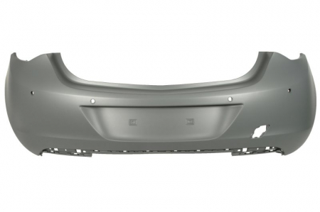 Bara spate cu locas senzori, grunduita OPEL ASTRA HATCHBACK 2009-2012 Bara - Bara spate cu locas senzori, grunduita OPEL ASTRA HATCHBACK 2009-2012