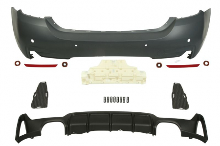 Bara - Bara (Spate, M-PACHET, complet, cu orificii senzor parcare, grunduit) potrivit BMW 4 GRAN COUPE (F36) 02.14-02.17
