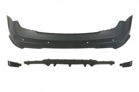 Bara - Bara spate potrivit MERCEDES Clasa C C204, C T-MODEL S204, C W204 coupe/SALON 2011-2013 - model AMG cu locas senzori parcare, grunduit