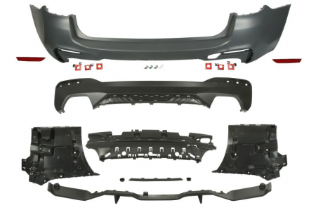 Bara - Bara spate potrivit BMW Seria 5 G30, F90, 5 G31 Break dupa 2017 - model pachet M grunduit