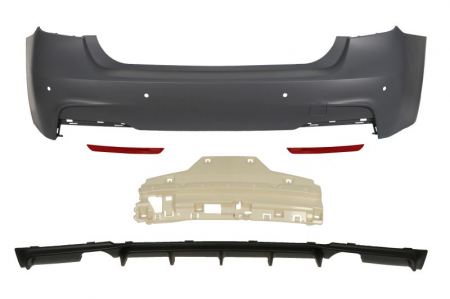Bara spate pachet M, complet, numar locas senzori parcare 4, grunduit, cu 2 iesire teava evacuare BMW Seria 3 F30, F31, F80 SEDAN 1intre 2011-2019 Piese Auto - Bara spate pachet M, complet, numar locas senzori parcare 4, grunduit, cu 2 iesire teava evacuare BMW Seria 3 F30, F31, F80 SEDAN 1intre 2011-2019