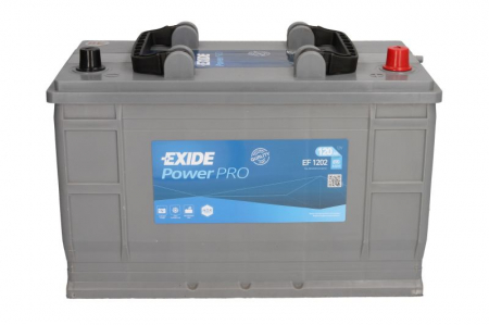 Baterie 12V 120Ah/870A PROFESSIONAL POWER (R+ Borna standard) 349x175x235 B01 - flansa montare 10.5 mm  [2]