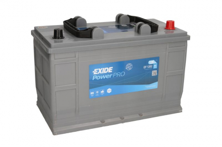 Baterie 12V 120Ah/870A PROFESSIONAL POWER (R+ Borna standard) 349x175x235 B01 - flansa montare 10.5 mm  [1]