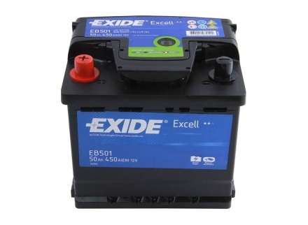 Electrice - Baterie auto Exide Excell 50Ah 450A EB501
